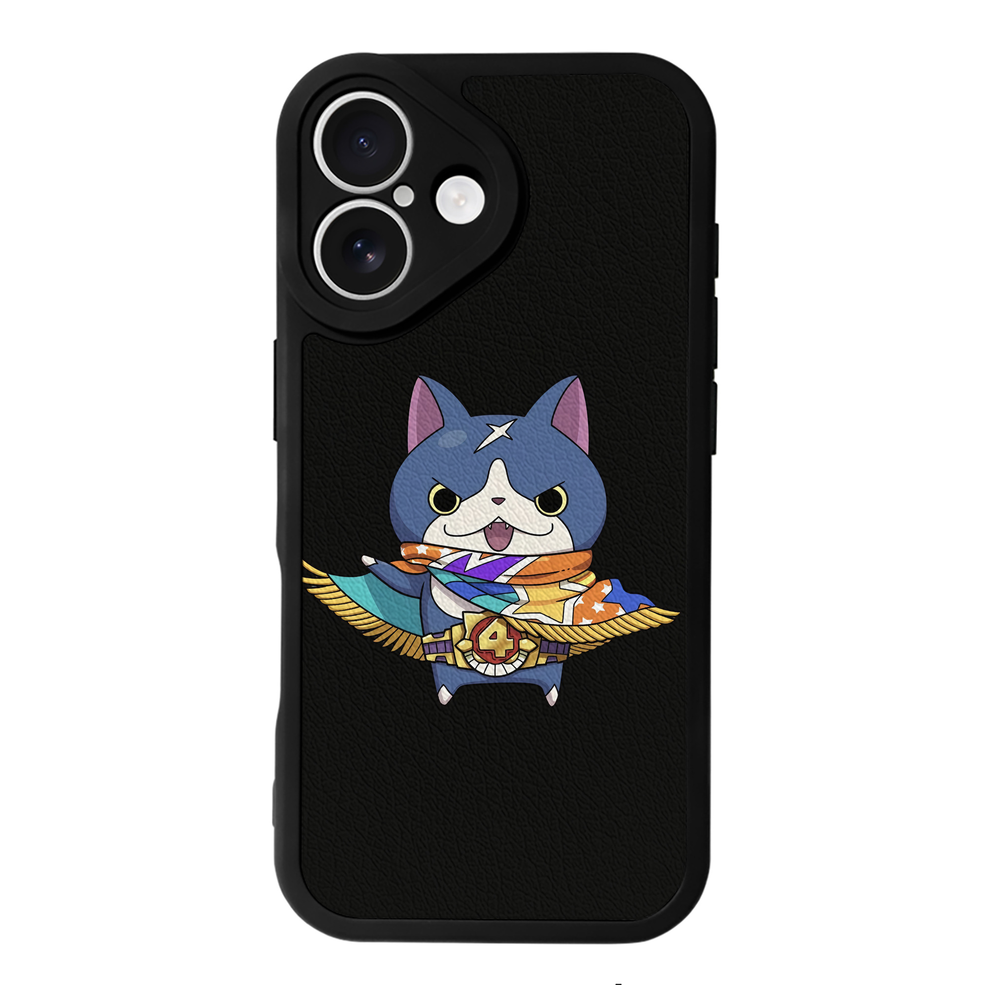 （画像用） 妖怪ウォッチ Yo-kai Watch 【iPhone 16シリーズ対応】シリコンスマホケース（レザー調） 材質：シリコン